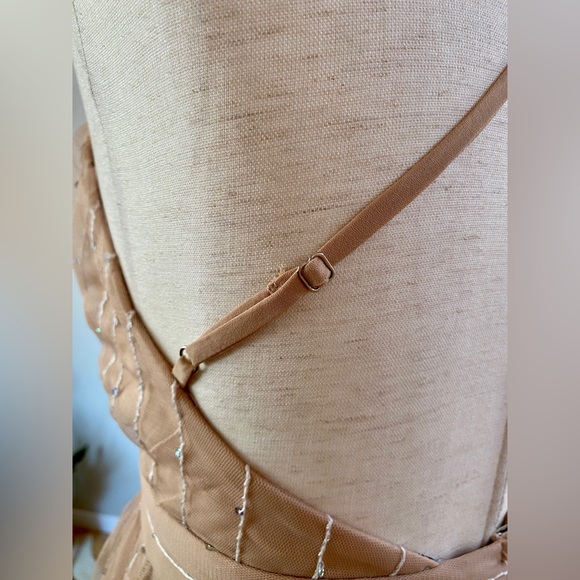 Fairytale Boho Goddess Gown | Nude, Sparkly Sequins, Ultra Flowy! Gorgeous! - Picture 7 of 13